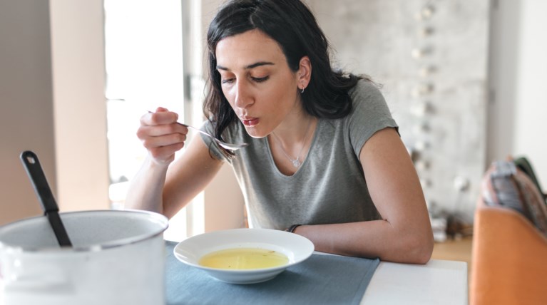 σούπα διατροφή ιώσεις υγεία