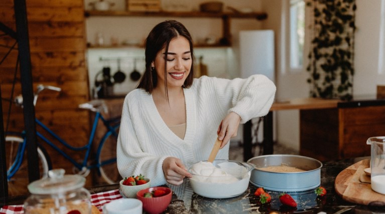woman food