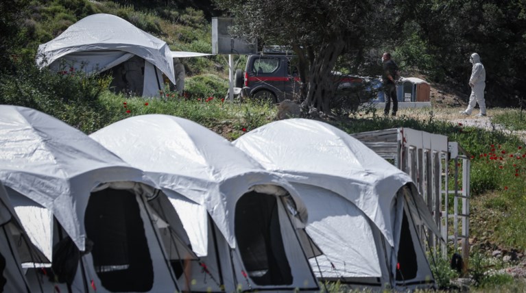 Λέσβος Πρόσφυγες Κορονοϊός
