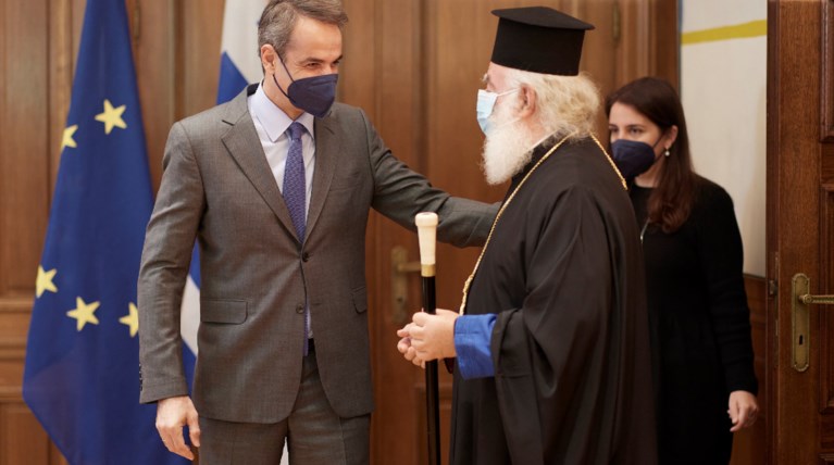 Κυριακος Μητσοτάκης - Πατριάρχης Αλεξανδρείας