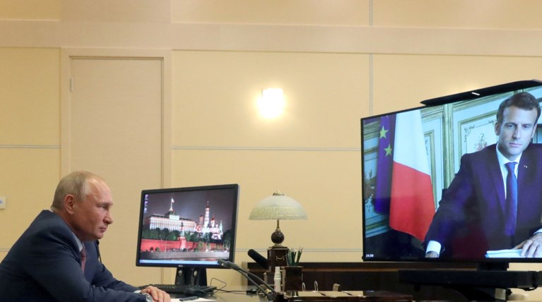 Πούτιν Μακρόν τηλεφωνική εποικοινωνία