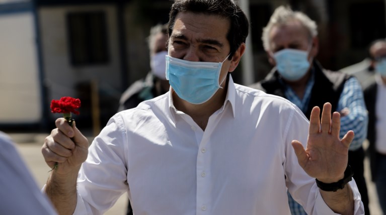 Αλέξης Τσίπρας Γαρύφαλλο