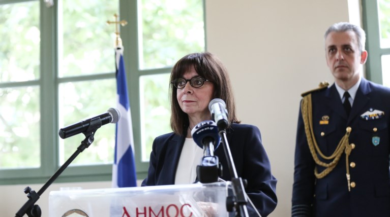 Αικατερίνη Σακελλαροπούλου Επίσκεψη