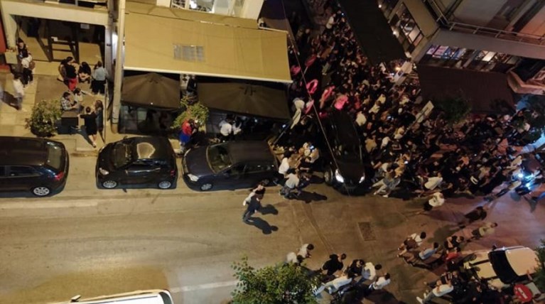 Συνωστισμός Μπαρ Θεσσαλονίκη