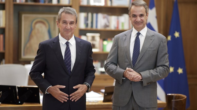 Ανδρέας Λοβέρδος με Μητσοτάκη