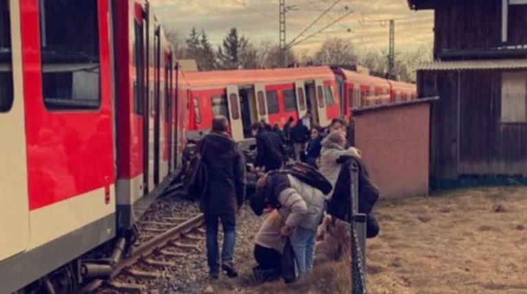 τρενο γερμανια συγκρουση