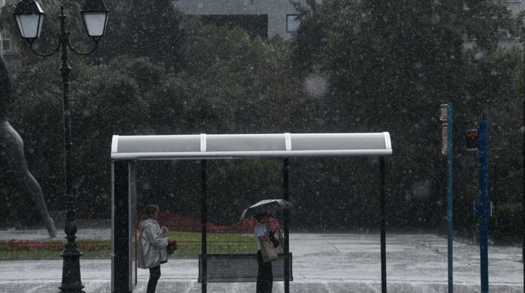 Καταιγίδα κέντρο Αθήνας