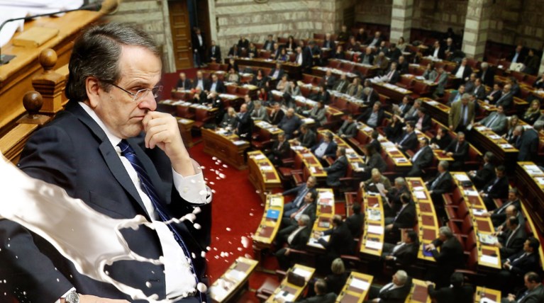 Τρικυμία στο ποτήρι με το γάλα