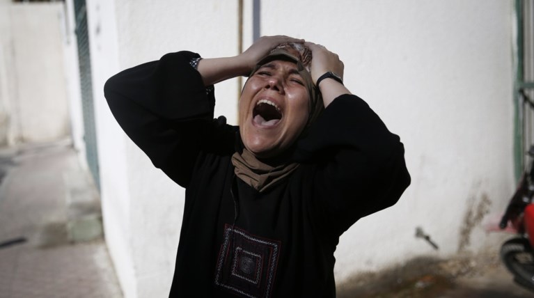 Σπαραγμός στη Γάζα για τα παιδιά που σκοτώθηκαν από την ισραηλινή οβίδα