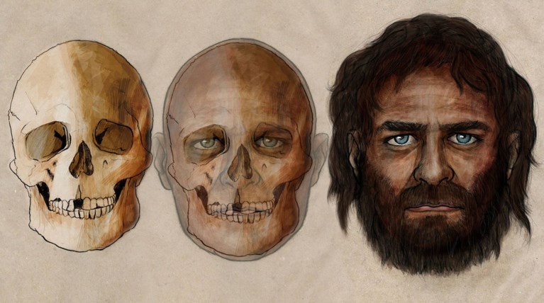 Ο πρώτος άνθρωπος με γαλάζια μάτια