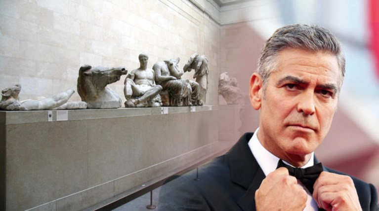 Πρώτο θέμα στα αμερικανικά ΜΜΕ οι δηλώσεις Κλούνεϊ για τα γλυπτά του Παρθενώνα