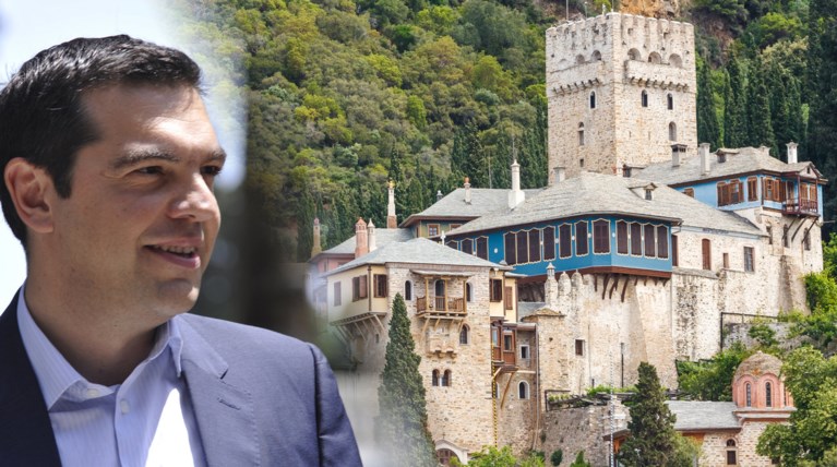 Στο Αγιο Ορος για επίσκεψη ο Αλέξης Τσίπρας