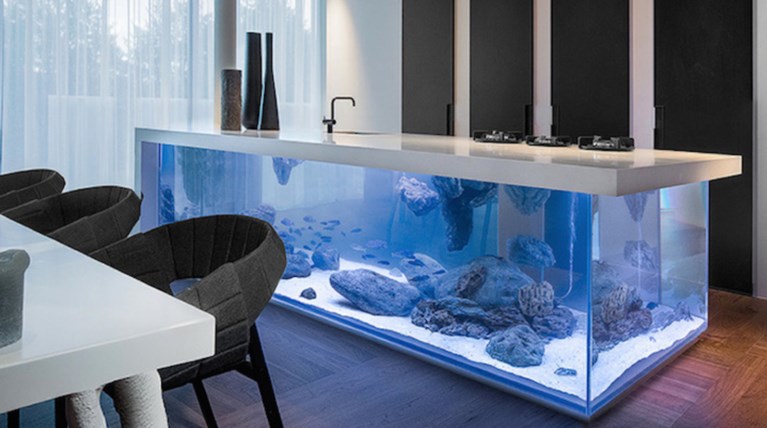 Μία κουζίνα...ενυδρείο