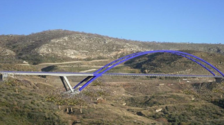 Στην κυκλοφορία εντός του έτους η γέφυρα Τσακώνας