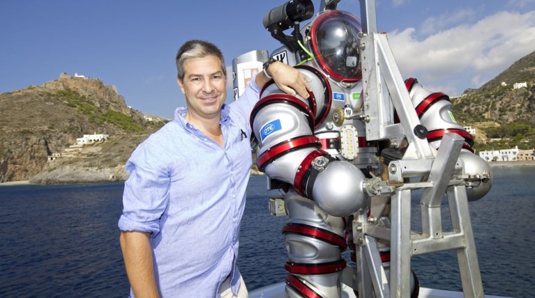 Αντικύθηρα: Η πρώτη βουτιά της Exosuit στα 60 μέτρα