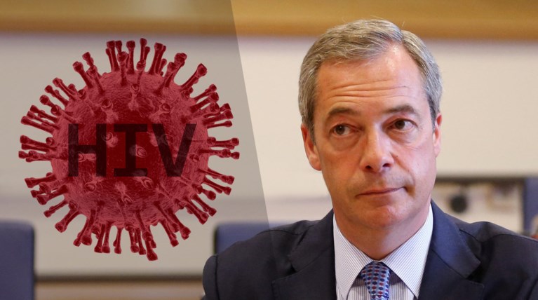 Φαρατζ: Ζητά να απαγορευτεί η είσοδος στη Βρετανία στους φορείς HIV