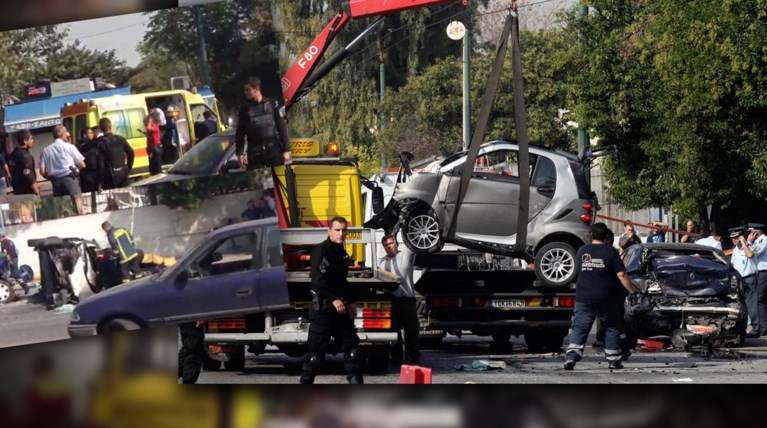 Τραγωδία: Τρεις νεκροί σε τροχαίο στην Πέτρου Ράλλη