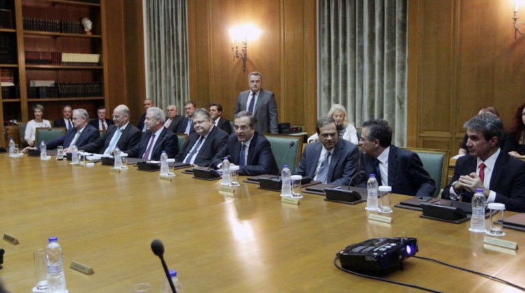 Σαμαράς στο υπουργικό συμβούλιο για το κραχ: Φταίει ο Τσίπρας