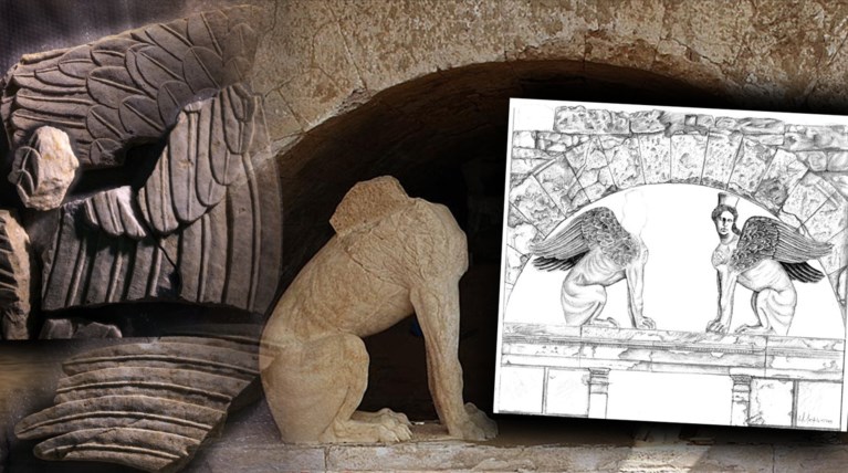 Αμφίπολη: Δεν υπάρχει τέταρτος χώρος, δείτε τα φτερά των Σφιγγών