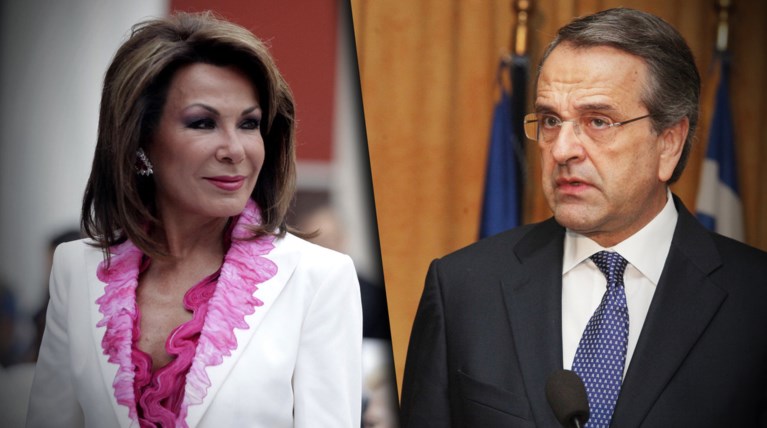 Συνάντηση Αντώνη Σαμαρά- Γιάννας Αγγελοπούλου