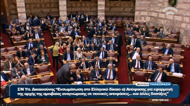 LIVE- H κρίσιμη ονομαστική ψηφοφορία στη Βουλή