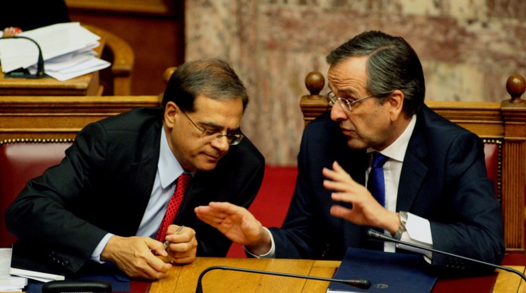 Συνάντηση Σαμαρά - Χαρδούβελη αυτή την ώρα στο Μαξίμου