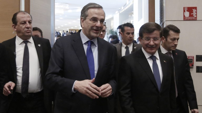 Σαμαράς: Επανέναρξη διαλόγου για Κυπριακό μετά την απόσυρση Μπαρμπαρός