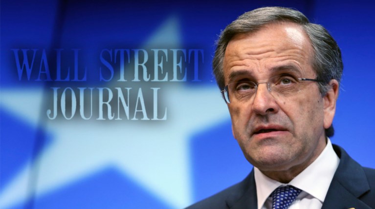 WSJ: Ο Σαμαράς θέλει να τρομάξει τους ψηφοφόρους