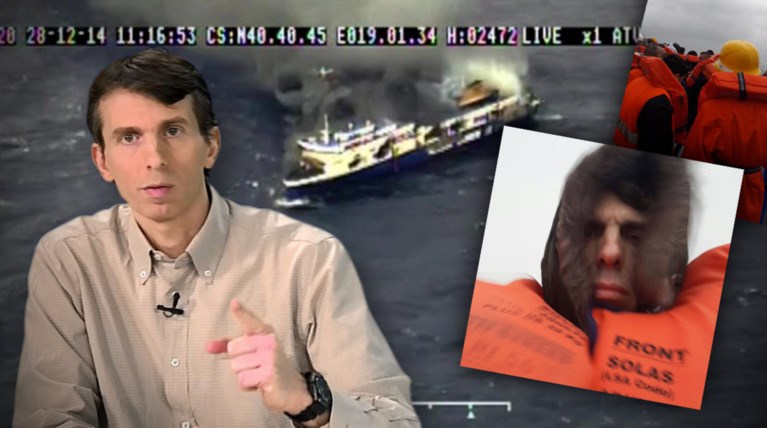 «Πώς έζησα την κόλαση πάνω στο φλεγόμενο Norman Atlantic»