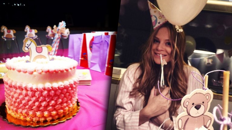 Δείτε το... ροζ baby shower πάρτι έκπληξη της Υβόννης Μπόσνιακ