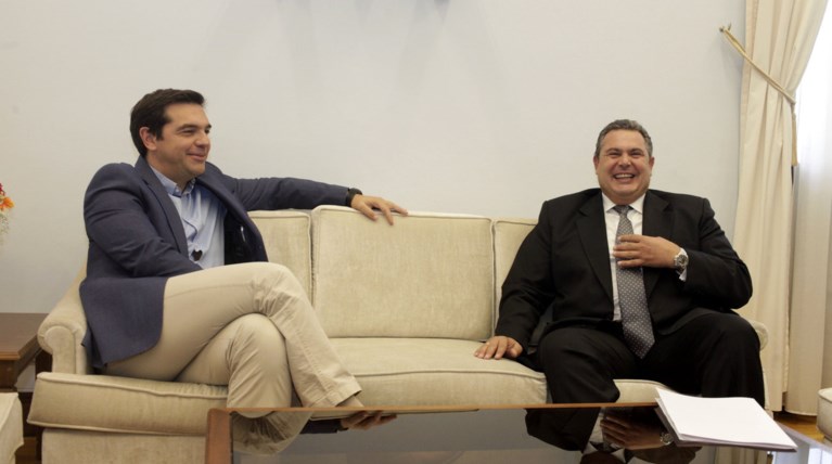 Κυβερνητική συνεργασία του Τσίπρα με τον Καμμένο