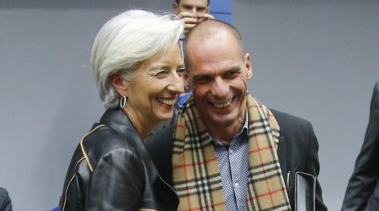 Ο Βαρουφάκης γοήτευσε και την Λαγκάρντ (φωτό)