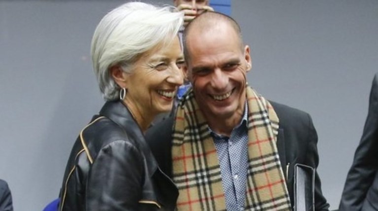 Έκτακτη συνάντηση Γιάνη Βαρουφάκη - Κριστίν Λαγκάρντ
