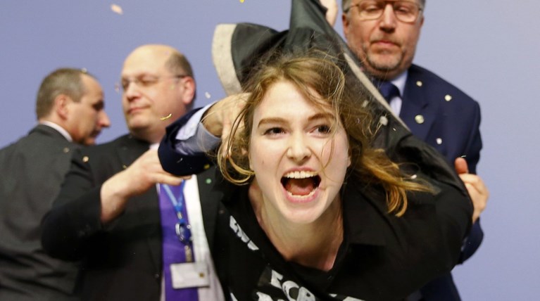 Οι FEMEN ανέλαβαν την ευθύνη για την επίθεση στον Μάριο Ντράγκι