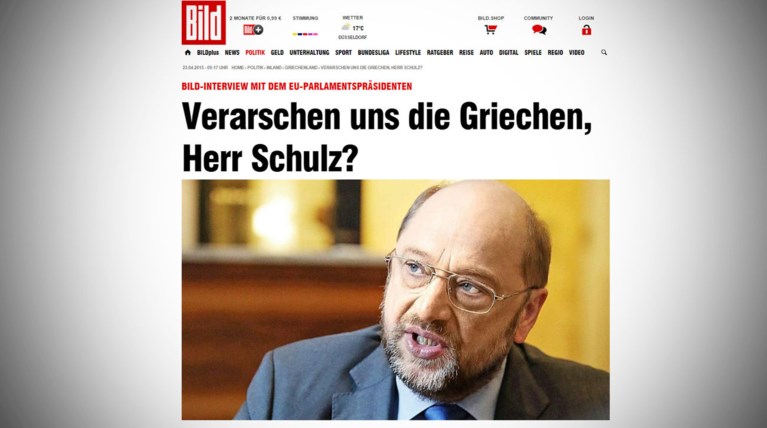 Μάρτιν Σουλτς: Εκνευρίζομαι συχνά με την ελληνική κυβέρνηση