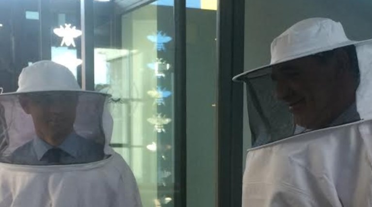 Γιατί ο Γ.Σταθάκης ντύθηκε ξαφνικά μελισσοκόμος