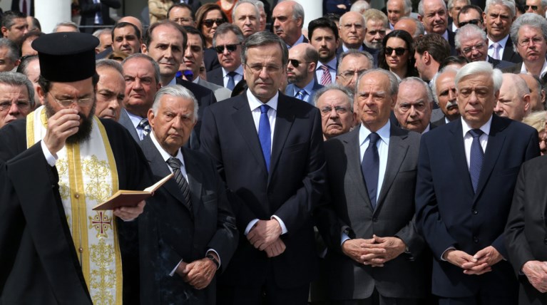 Παρουσία του ΠτΔ τελέστηκε το ετήσιο μνημόσυνο Κ. Καραμανλή