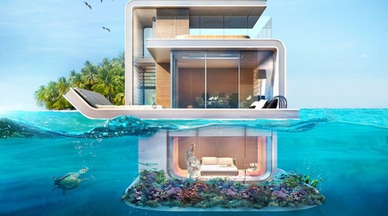Ονειρεμένη πλωτή βίλα με υποβρύχια κρεβατοκάμαρα -απίστευτες εικόνες!
