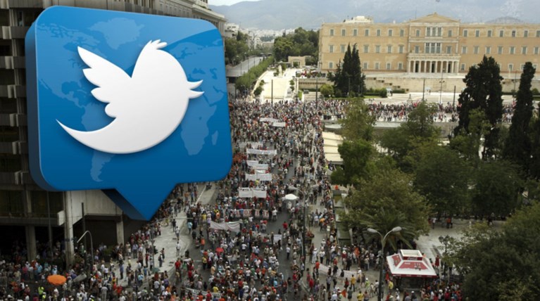 Πόσο κόσμο είχε η διαδήλωση; Το Τwitter ξέρει ακριβώς
