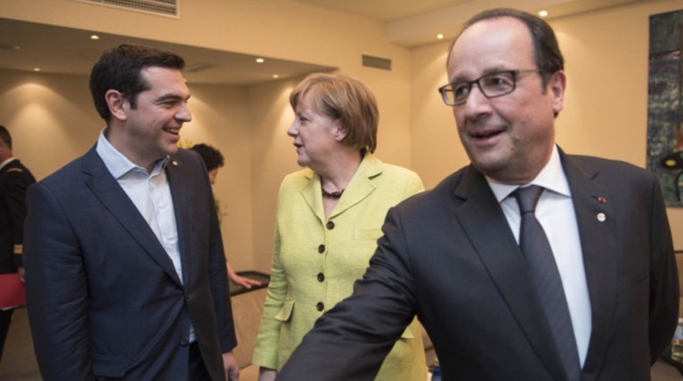 Στον αέρα η συνάντηση Τσίπρα με Μέρκελ και Ολάντ