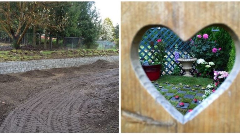 Ο κήπος της ήταν άσχημος και βαρετός, αλλά δείτε πώς τον μεταμόρφωσε!
