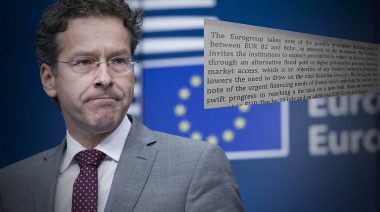 Αυτό είναι το προσχέδιο του Eurogroup για την  Ελλάδα