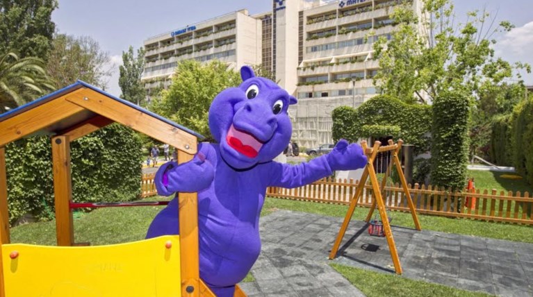 Ήρθε ο μικρός ιπποπόταμος για τα παιδιά του Παίδων ΜΗΤΕΡΑ