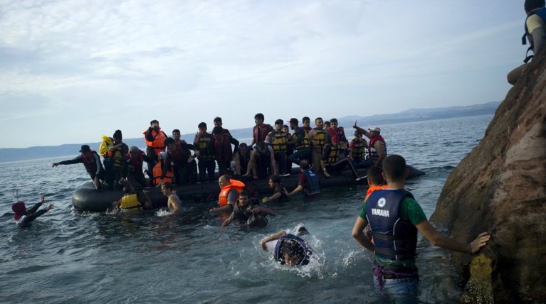 Εικόνες από Λαμπεντούζα στην τραγωδία στο Φαρμακονήσι