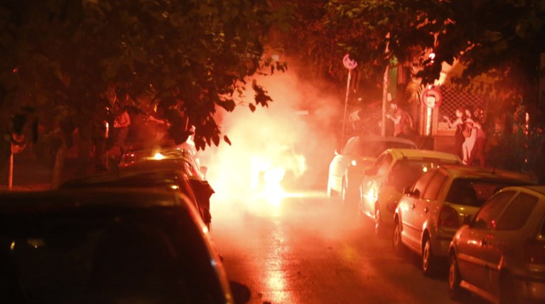 Εννέα συλλήψεις για τα επεισόδια στα Εξάρχεια [φωτο]