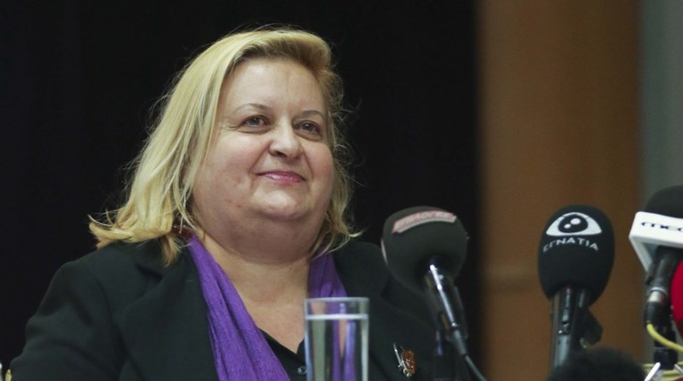 Live: Ανακοινώσεις της Περιστέρη για την Αμφίπολη