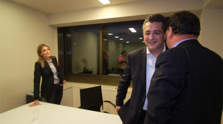 Ο Ζουράρις...ευλόγησε τα εγκαίνια του Τζιτζικώστα