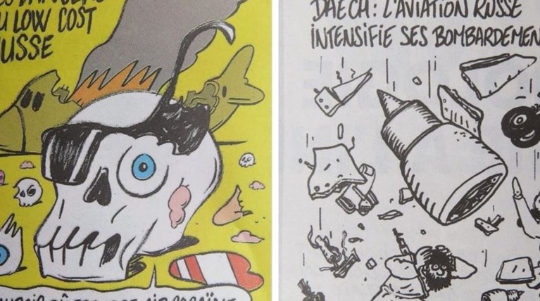 Σκίτσο του Charlie Hebdo για τη συντριβή το Airbus εξοργίζει τη Ρωσία