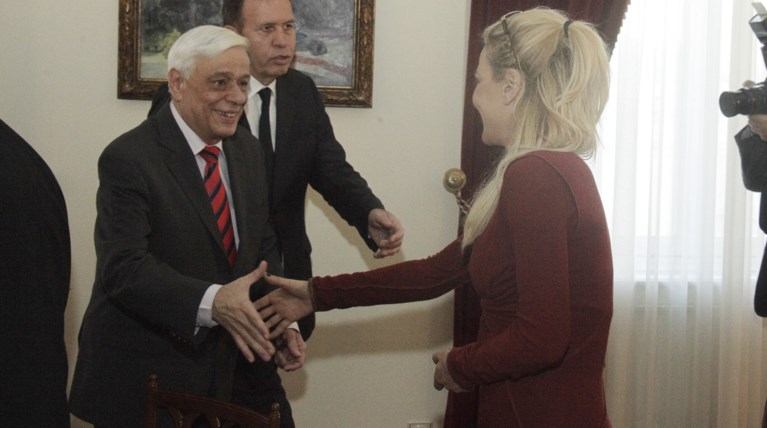 Οταν ο Προκόπης Παυλόπουλος συνάντησε τη Δήμητρα Ματσούκα