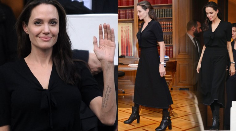 Η αμερικανική Vogue αποθεώνει το ντύσιμο της Τζολί στο Μαξίμου